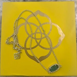 Kendra Scott Elisa Gold pendant necklace London Blue Glass